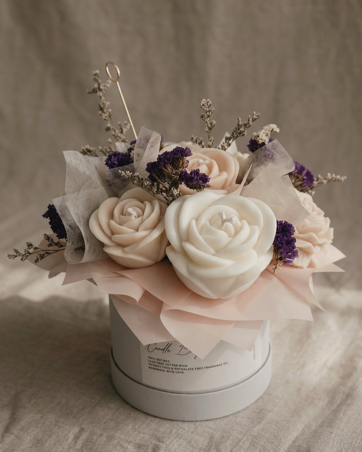 Faintly Bold Candle Bloom Box
