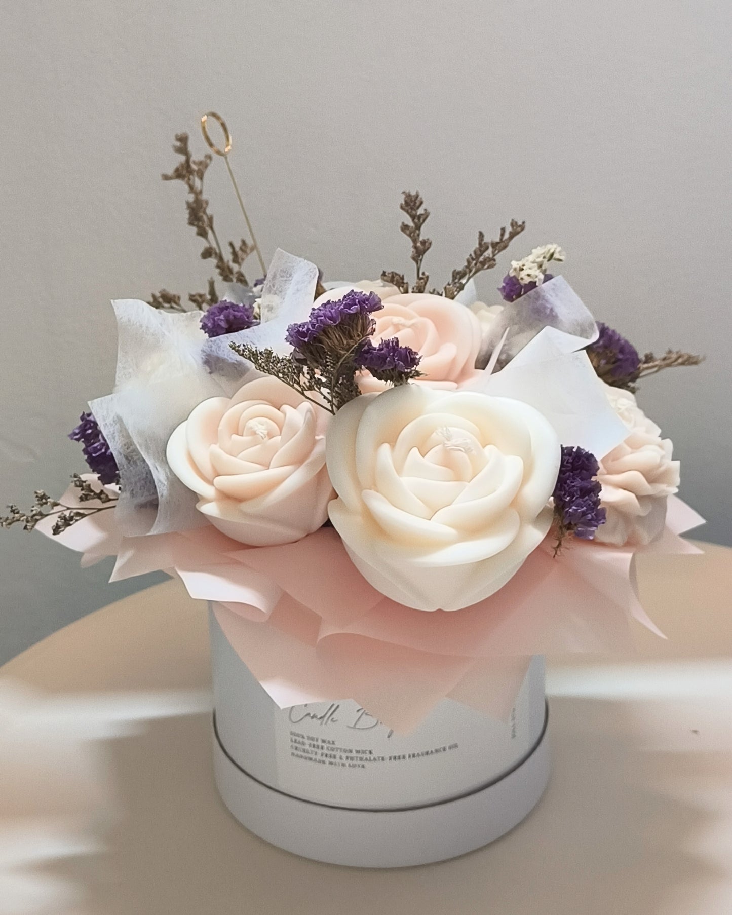 Faintly Bold Candle Bloom Box
