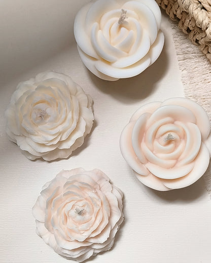 Large Rose Shaped Candle
