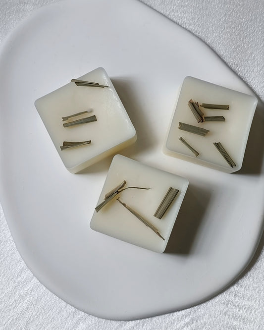 6 Lemongrass Scented Botanical Soy Wax Melts