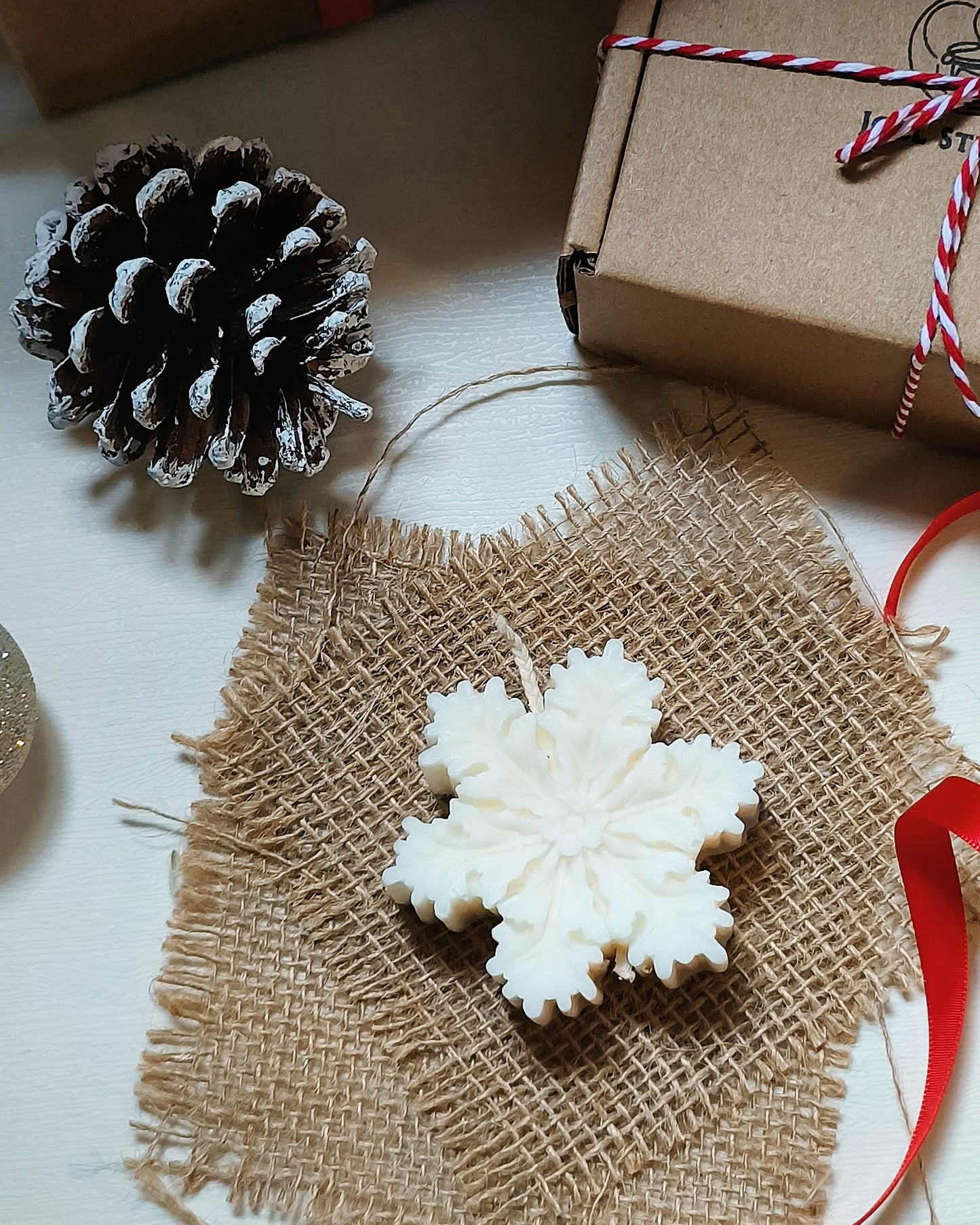 Snowflake Candle