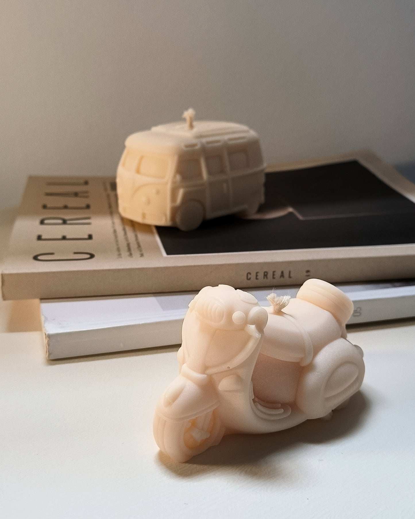 Italian Vintage Motorcycle Candle